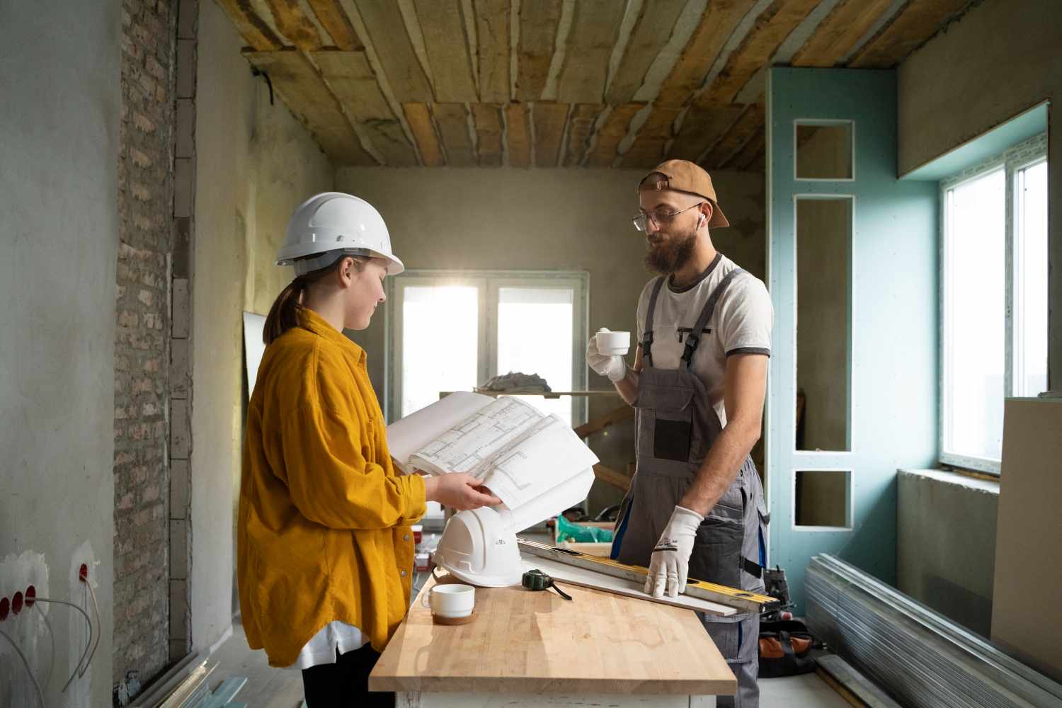 tiler-working